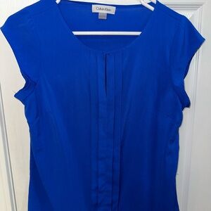 Calvin Klein Women's Vibrant Blue Blouse